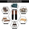 thumbnail image 7 of 24pcs Furniture Leg Socks Knitted Chair Leg Floor Protectors Non Slip Furniture Booties Thickening Table Feet Covers Chair Caps (24Pcs Brown), 7 of 7