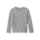thumbnail image 1 of Suéter GAP para bebés varones con tejido trenzado, cuello redondo, gris, 2 años, 1 of 2