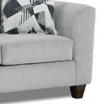 thumbnail image 4 of Roundhill Furniture Duleek Upholstered Stationary Sofa, Herringbone Silver, 4 of 6