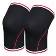 thumbnail image 2 of LotFancy Knee Sleeves,  1 Pair 7 mm Neoprene Knee Brace for Men and Women, Black, 2 of 9
