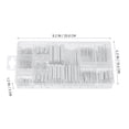 thumbnail image 3 of Miangastore WINOMO 200 Pcs Assortiment de Ressorts Ressort en Spirale Ressort Galvanisé Ensemble Ressort Rallonge de Taux de Ressort, 3 of 8