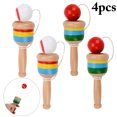 thumbnail image 1 of 4PCS Cup and Ball Game Hand-eye Coordination Cup and Ball Toy Catch Ball Toy, 1 of 10