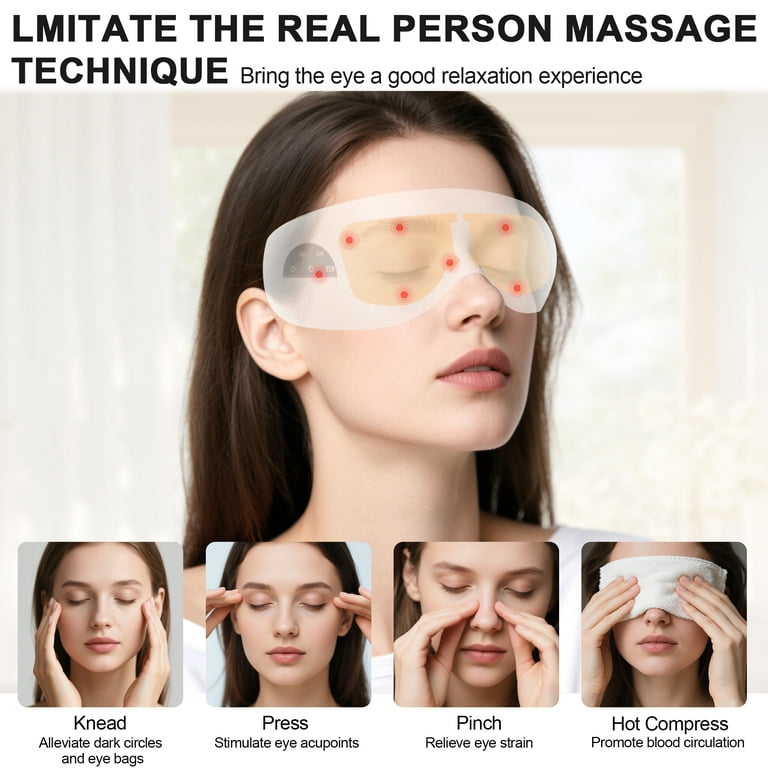 Unitc Eye Massager with 4 Massage Modes and Heat photo 5