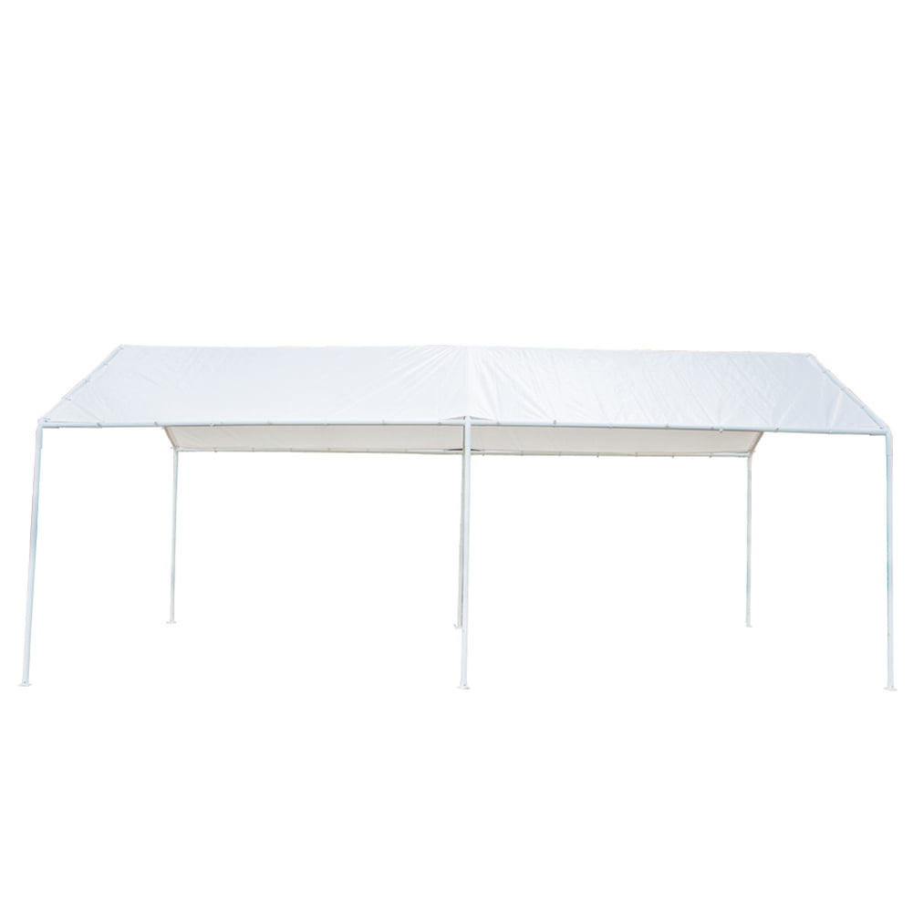 Kadyn 3x6 Carport Car Canopy, Versatile Shelter Car Shed with 6 Foot Tubes, PE Fabric Carport Car Canopy for outdoor, White Kadyn 3x6 Carport Car Canopy, Versatile Shelter Car Shed with 6 Foot Tubes, PE Fabric Carport Car Canopy for outdoor, White