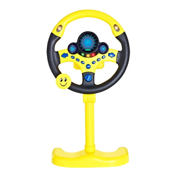 Volante de juguete para niños, simulación de conducción, juguete educativo, giratorio de 360 grados, desmontable, para niños de 3 años en adelante, tipo 3