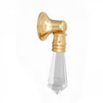 thumbnail image 7 of 4 Cabinet Pulls Clear Acrylic Drop 3/4" D Backplate Renovator's Supply, 7 of 7