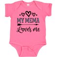 thumbnail image 3 of Inktastic My Mema Loves Me Girls Girls Baby Bodysuit, 3 of 5