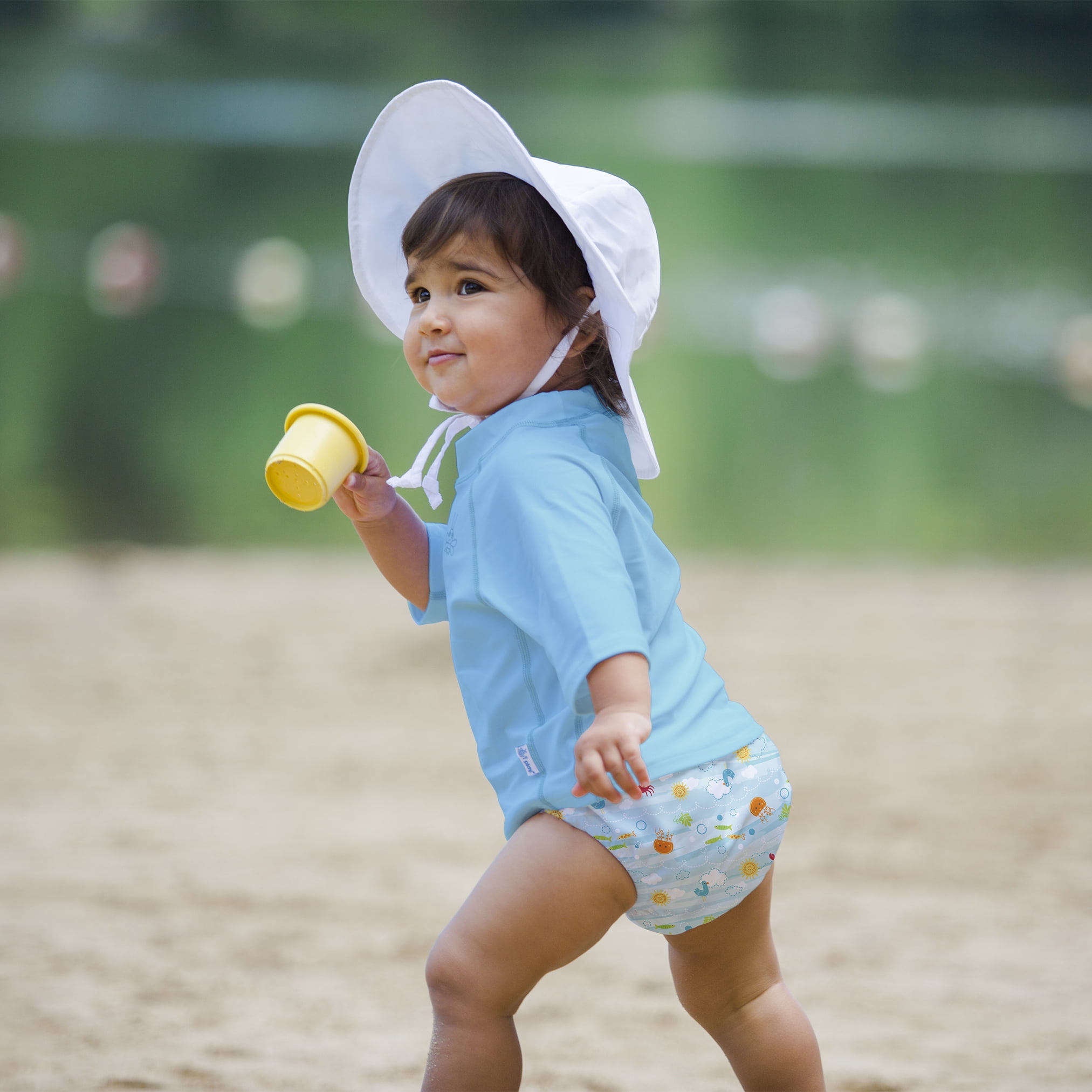 i play. Baby and Toddler Boys Snap Reusable Absorbent Swim Diaper