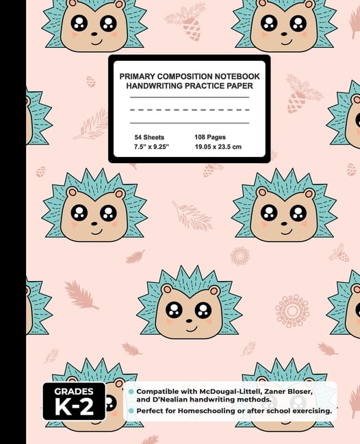 Primary Composition Notebook Handwriting Practice Paper ...