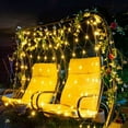 thumbnail image 4 of DYstyle Christmas Lights,2x3M/4x6M Waterproof Timer Memory Function 8 Lighting Modes Voltage Power Saving LED Net Light For Home Garden Yard Wedding Christmas Party Holiday, 4 of 9