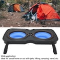 thumbnail image 3 of Cuencos Para Perros Elevados Plegables Cuencos Para Perros Elevados Plegables Dobles Portátiles Con Soporte Para Viajes De Campamento Al Aire Libre, 3 of 8