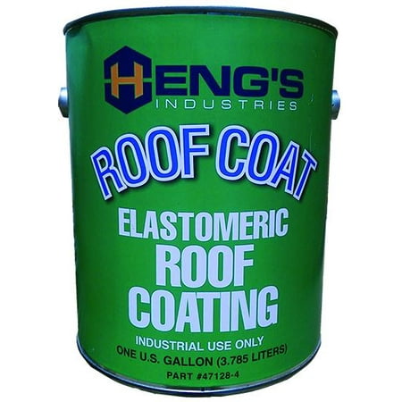 Hengs 47128-4 - 128 oz. Elastomeric Polymer White Roof Coating