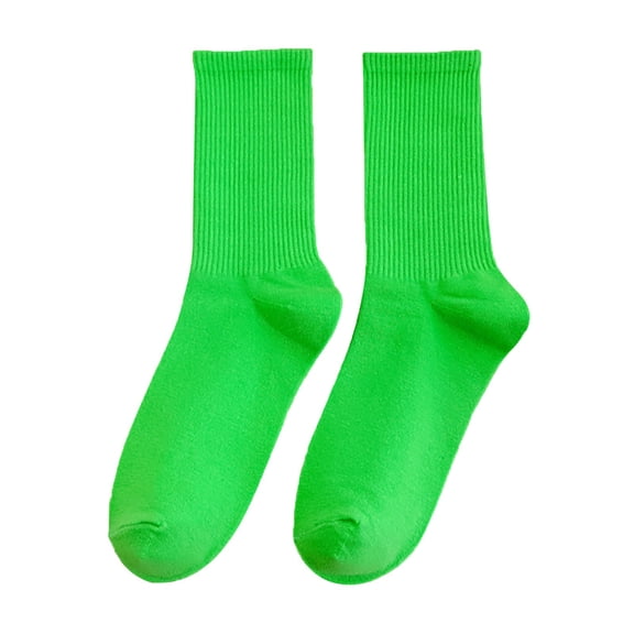 Womens Socks Thin Candy Colored Four Seasons Mid Tube Soft Socks