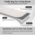thumbnail image 4 of Fyoulimt White Fur Rug Area Rug 5x7 Washable Shag Rug Fluffy Faux Rabbit Rug for Living Room Bedroom Playroom Nursery Rug Plush Throw Rug Luxury Home, 4 of 7