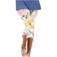 thumbnail image 1 of Womens Relaxed Fit Cargo Pants by Generic XL Solid Black Casual Capris, Drawstring, Cropped, Lightweight, 1 Count, 1 of 5