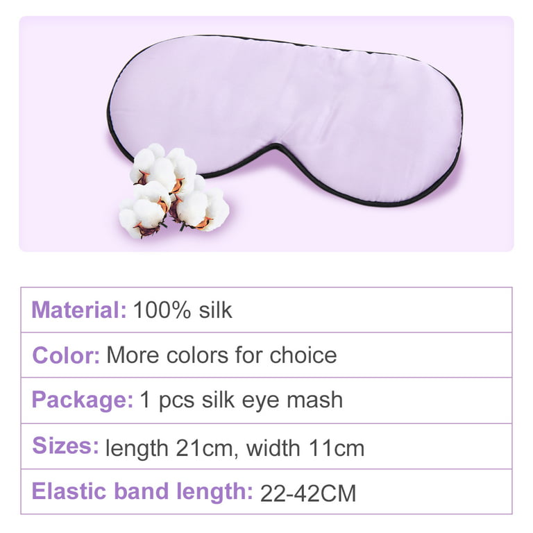 HinLot Soft Lace Sleeping Eyemask Blindfold Eye Cover Fancy Accessory Purple
