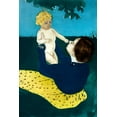 thumbnail image 2 of Cassatt, Mary 11x14 White Modern Wood Framed Museum Art Print Titled - Under the Horse Chestnut Tree, 2 of 4