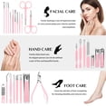 thumbnail image 4 of Set de manicura MINKINH de 26 piezas con herramientas y estuche de acero inoxidable, 4 of 9