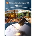 thumbnail image 3 of addlon 54(48+6) FT Solar String Lights Outdoor Waterproof with USB Port & Remote Control Solar Patio Lights Long Last for 20+Hrs Dimmable Solar Power LED Bulbs for Porch Garden Market Bistro, 3 of 7