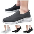thumbnail image 6 of Yindaity Men Athletic Slip on Shoes Mesh Running Shoes Men For Gym Walking Shoes Comfortable (White,10), 6 of 6
