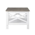 thumbnail image 3 of Saint Birch Lambert Modern Farmhouse White Coffee Table, 3 of 5