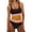 Black Pink Orange, variant on Bikini Sets for Women Summer 2026 High Waisted 2 Piece Bathing Suit Tummy Control Swimsuit Color Block Swimwear Fuchsia Lemon Lavender Large