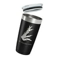 thumbnail image 3 of El Dorado Lake Map Tumbler Travel Mug Insulated Laser Engraved Coffee Cup Kansas 20 oz Black, 3 of 5