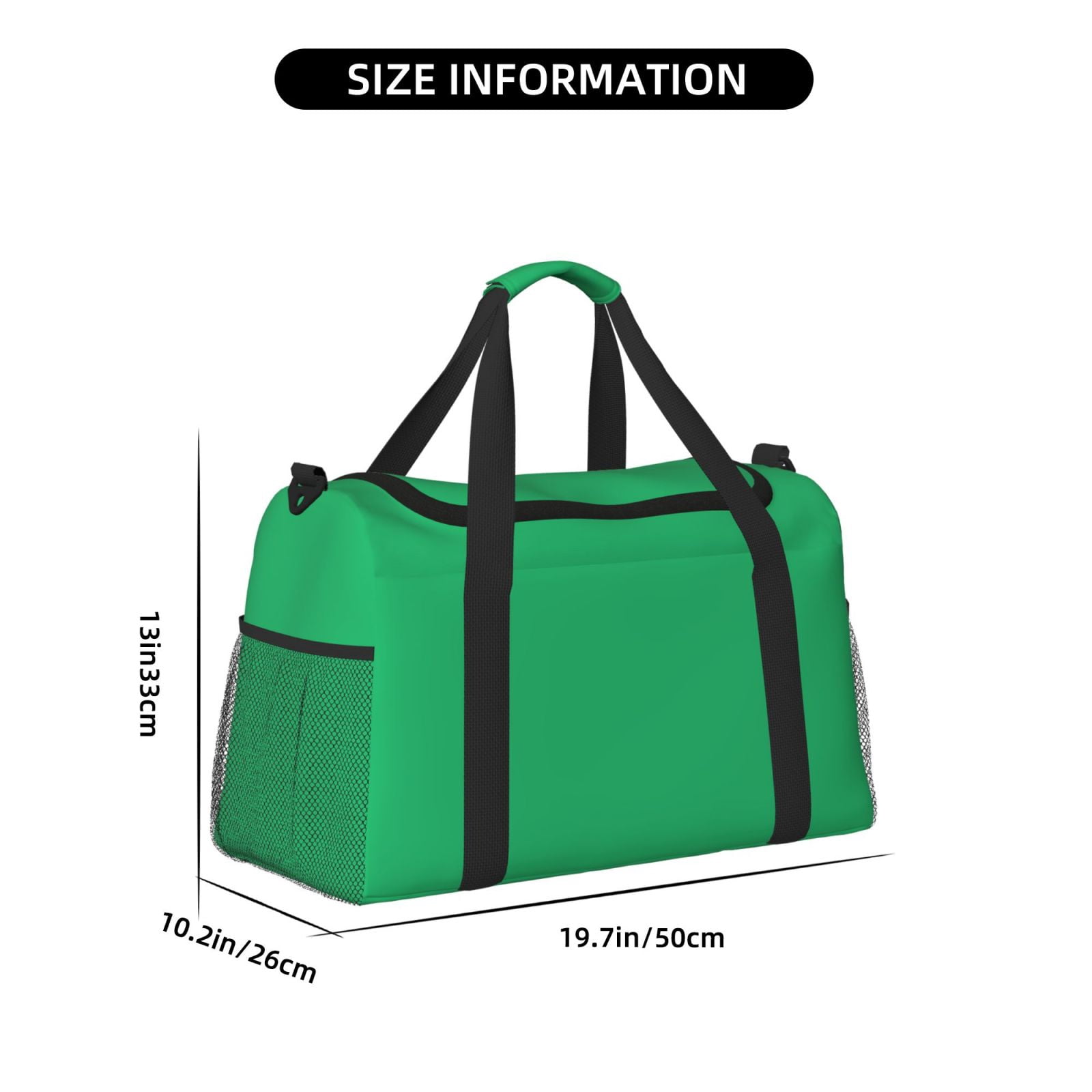 Fuzoiu Forestgreen Print Travel Duffle Bag,Carry On Tote Bags,Duffel Bag,Sport Gym Bag, Hospital Bag for Labor and Delivery, Overnight Bag,Luggage Bag