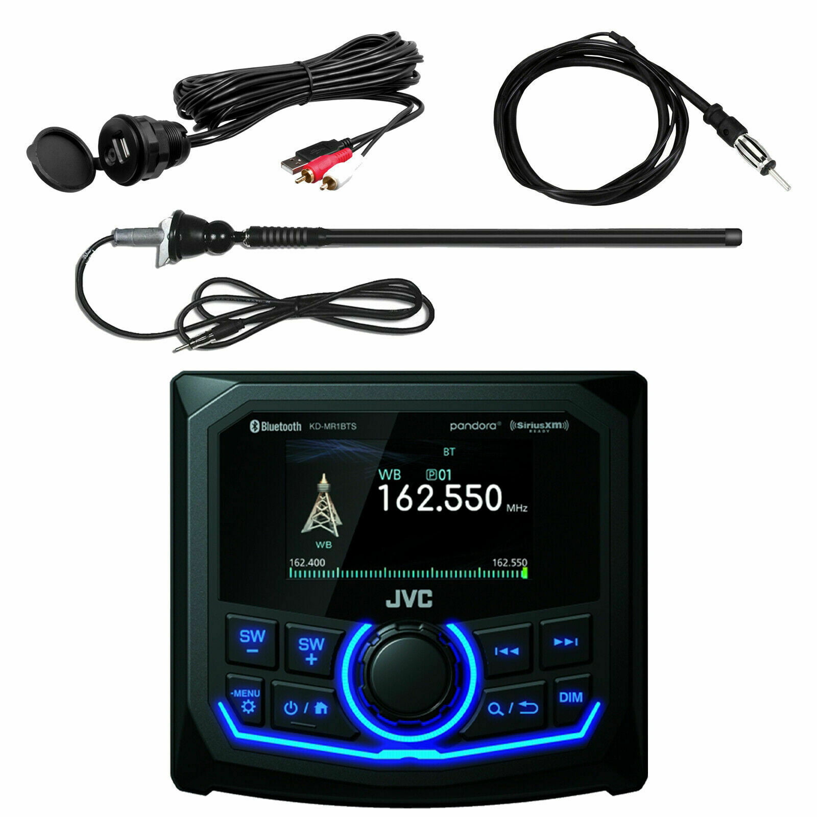 Aftermarket Car Stereo Double Din Radio Install Kit & Wires for Toyota & Scion