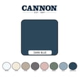 thumbnail image 4 of Cannon Heritage Solid 100% Microfiber Polyester Deep Pocket Dark Blue 7-Piece Split King, All Season, Adult Size, OEKO-TEX Certified, 4 of 9