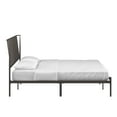 thumbnail image 4 of Weston Home Belisse Metal Platform King Bed with Curved Metal Headboard, Antiuqe Dark Bronze, 4 of 9