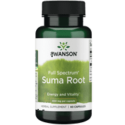 Swanson Full Spectrum Suma Root 400 mg 60 Capsules