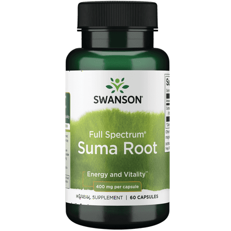 Swanson Full Spectrum Suma Root 400 mg 60 Capsules