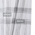 thumbnail image 5 of Buffalo Plaid Curtains Linen Checked Curtain Drapes Semi-Sheer Rustic Window Treatment Sets Farmhouse Panels for Living Room Bedroom Kitchen French Door, 52" W x 95" L,Grey,2 Panels, 5 of 7