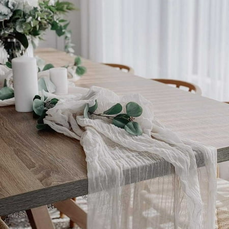 

Hopeup Table Runner Soft Texture Durable Beautifully Exquisite Eye-catching Decorative Polyester Home Hotel Restaurant Dinning Table Mat for Daily Life