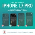 thumbnail image 5 of Smartish® iPhone 17 Pro Wallet Case - Wallet Slayer Vol. 1 [Slim + Protective] Credit Card Holder - Drop Tested Flip Hidden Card Slot Cover For Apple iPhone 17 Pro - Black Tie Affair, 5 of 9