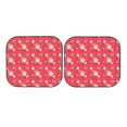 thumbnail image 7 of Xecao Hello Summer Flamingo for Foldable Car Sun Shades (2-Pack) offer sun protection with an easy-fold design for convenient windshield shading., 7 of 7