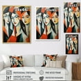 thumbnail image 4 of Designart "Les Demoiselles d Avignon A Masterpiece Unveiled III" Portrait Canvas Wall Art, 4 of 5