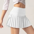 thumbnail image 4 of Kayannuo Skirts for Women Back to School High Waist Solid Color Fake Two Piece Tennis Skirt Outdoor Skirt Quick Drying Breathable Personalized Pleated Running Fitness Sports Badminton, 4 of 5