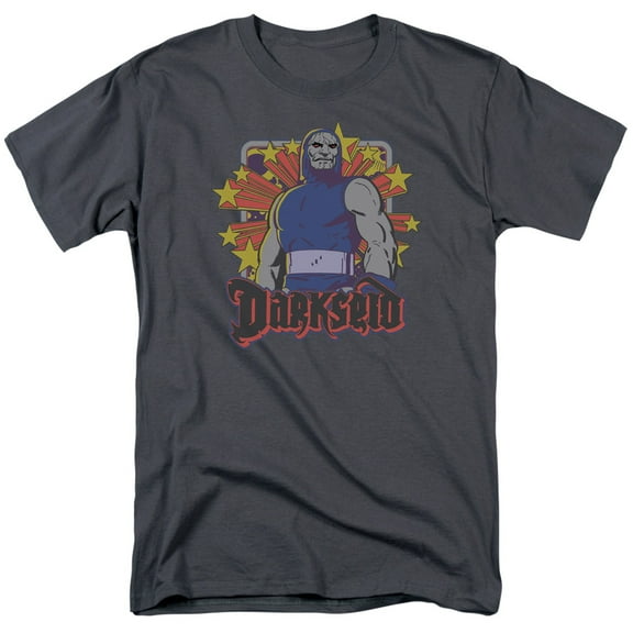 DC Comics Darkseid Stars S/S Adult 18/1 Charcoal