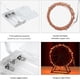 thumbnail image 5 of Guirnalda de luces a pilas, paquete de 2 mini 3 pilas AAA con cable de cobre, luces LED de luciérnaga para dormitorio, jardín, Navidad, boda, interior, exterior, fiesta, decoración (5 m azul) oso de fresa Electrónica, 5 of 5