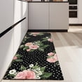 thumbnail image 4 of Pioneer Flower Floral Print Pattern Kitchen Rug Mat,Kitchen Runner Rugs Non Skid Washable,Decorative Kitchen Floor Mats for Kitchen,Sink,Laundry,17"X47", 4 of 5