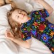 thumbnail image 5 of Balery Colorful Floral Conjunto de Pijama Infantil de Manga Corta con Estampado – Ropa de Dormir de Algodón Suave-4X-Large, 5 of 6