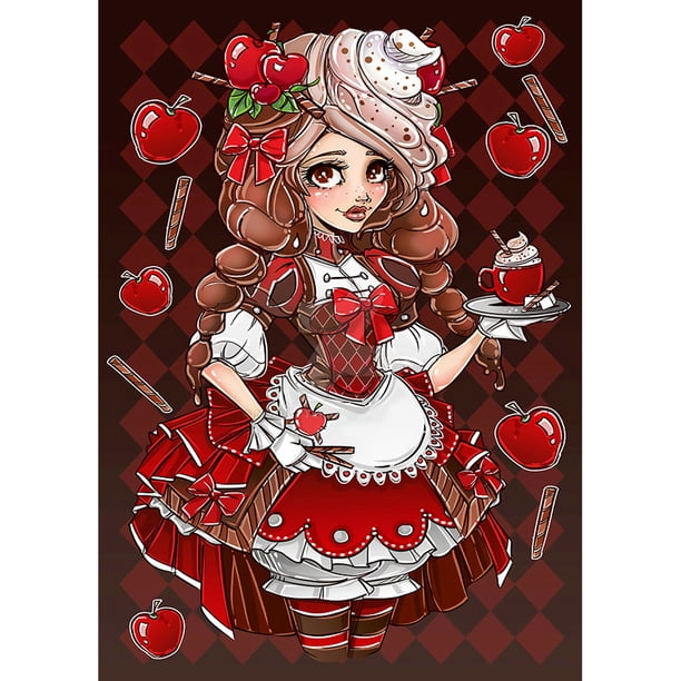 Diamond Painting (DB1623) 5D Square DIY Cartoon Princesa Mosaico (IH608) 50x70cm FLhrweasw Nuevo