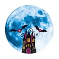 thumbnail image 1 of Wosthever Pegatina de pared decoración de Halloween Luna ventana calcomanía luminosa 3D papel tapiz autoadhesivo para decoración de fiesta en casa Kits de decoración para fiestas Casa embrujada, 1 of 6