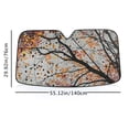 thumbnail image 4 of Awypu leaves Sunshade for Car Windshield - Autumn Car Shades for Front Windows - Vehicle SUV Truck Protector 55.12*29.92 in, 4 of 7