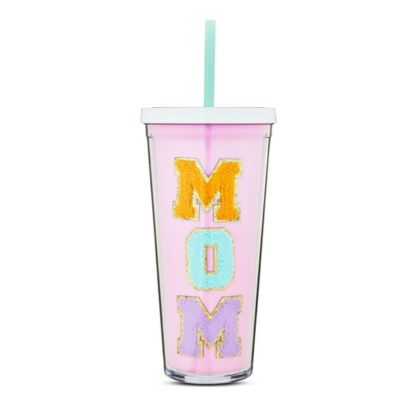 Mother's Day  Pink Mom Patch Tumbler by Way To Celebrate