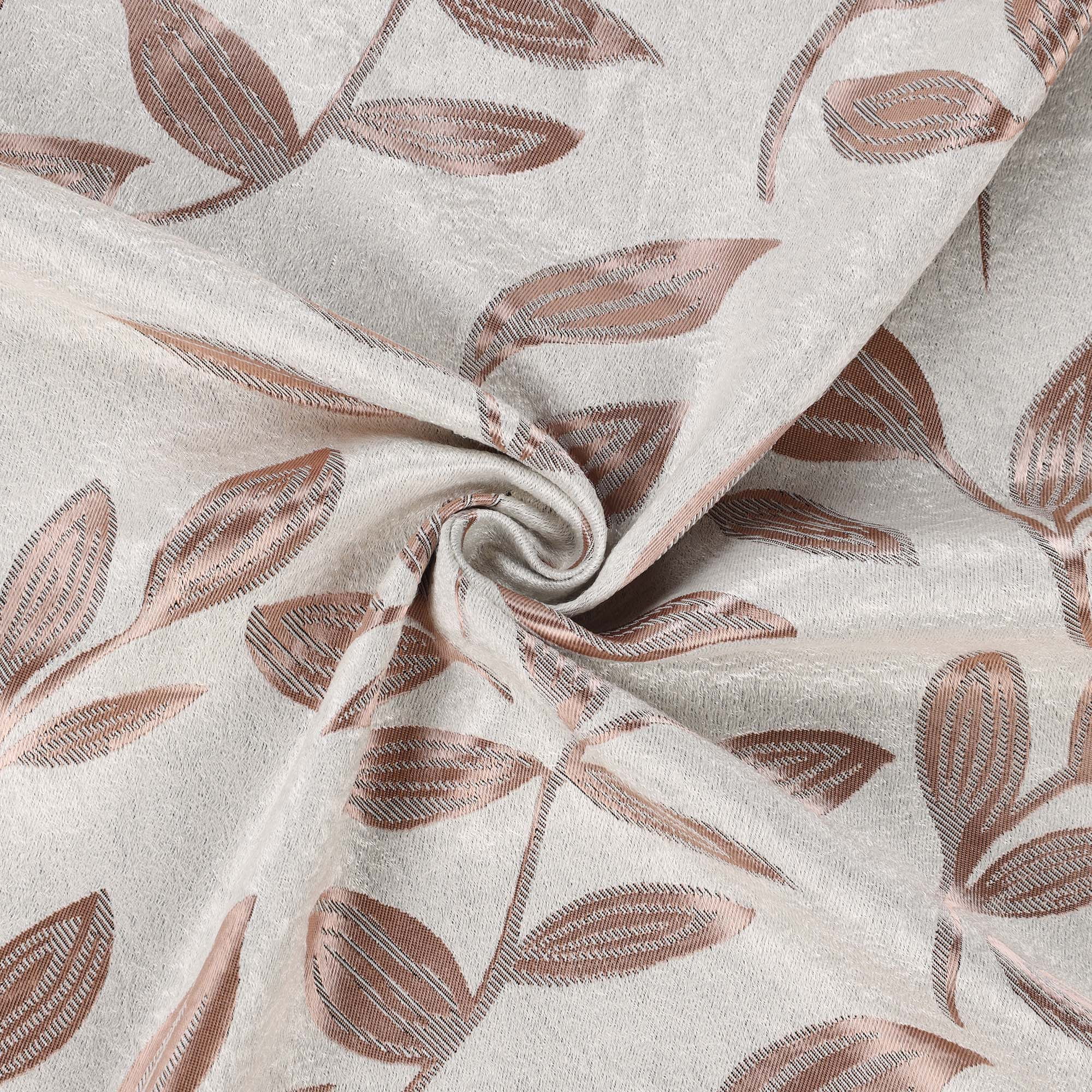 Superior Blackout Leaves Curtains Set of 2, Light Filtering Grommet Curtain Panel Set, Bronze, 52"W x 96"L