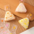 thumbnail image 4 of Dsseng 50pcs Food Grade Onigiri Wrappers Triangle Sushi Wrappers  Microwaveable and Disposable  Ideal for Rice Balls  Sandwiches  and Snacks  Keeps Food Fresh, 4 of 8