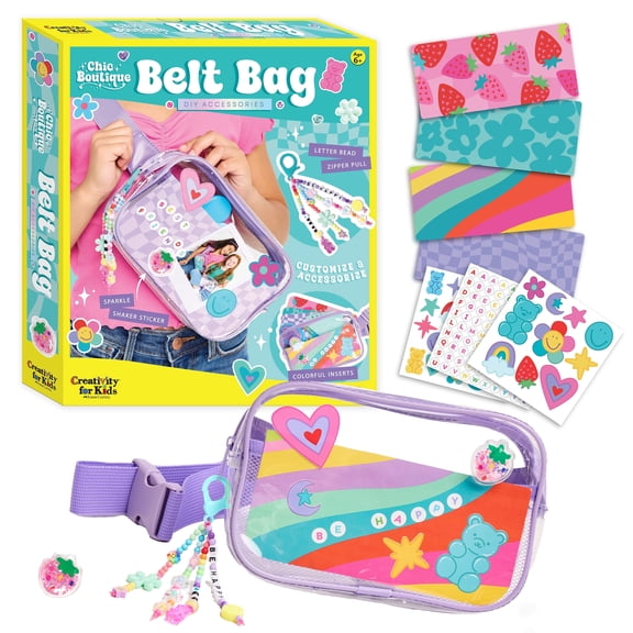 Creativity for Kids Chic Boutique Belt Bag: Spring Crafts & Girls Toys, Crafts & Birthday Gifts Age 6-8 